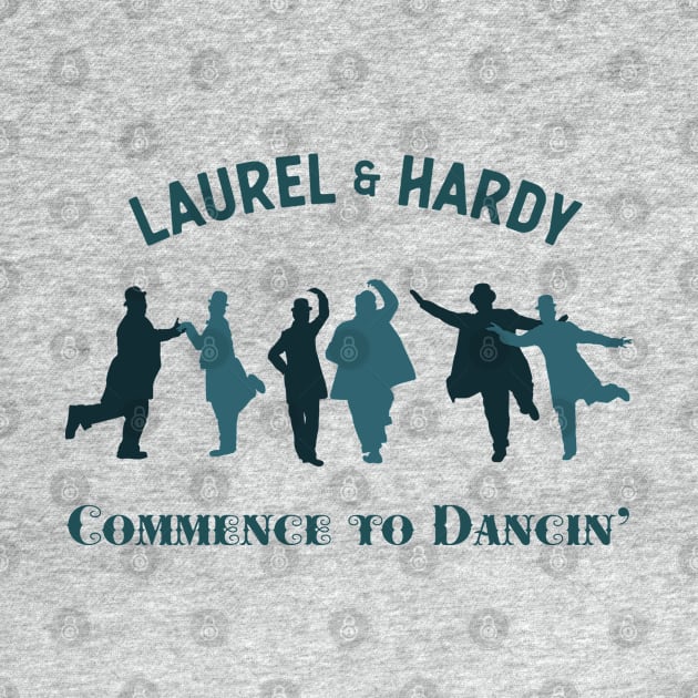 Laurel & Hardy - Commence to Dancin' (Triple - V1) by PlaidDesign